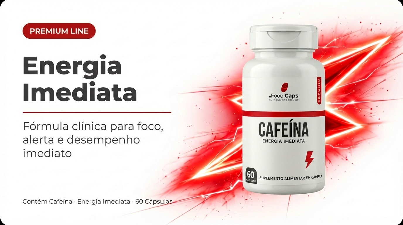 Cafeína Premium — Energia Imediata e Foco Mental