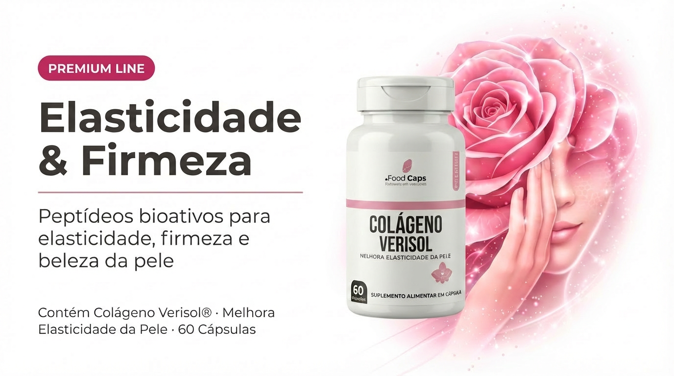 Colágeno Verisol® Premium — Elasticidade, Firmeza e Beleza da Pele