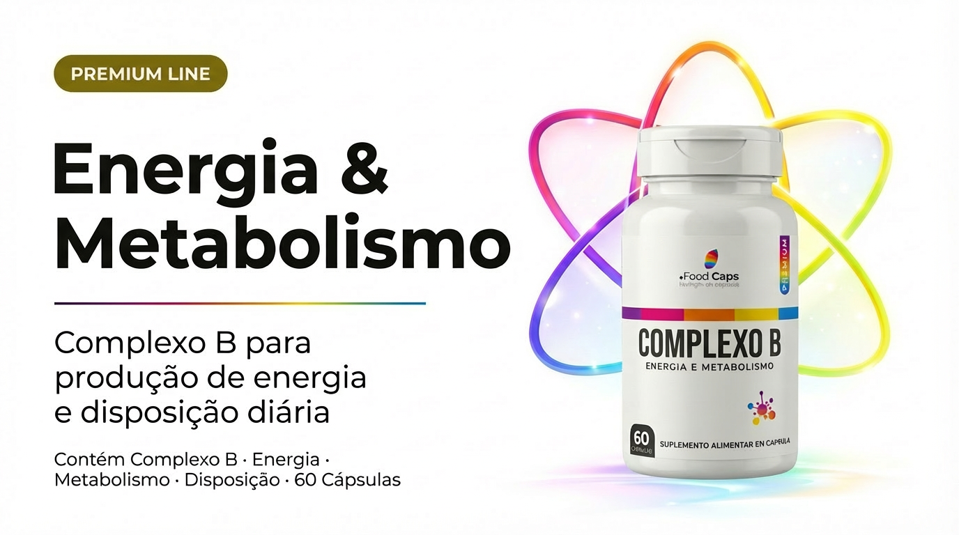 Complexo B Premium — Energia, Metabolismo e Disposição