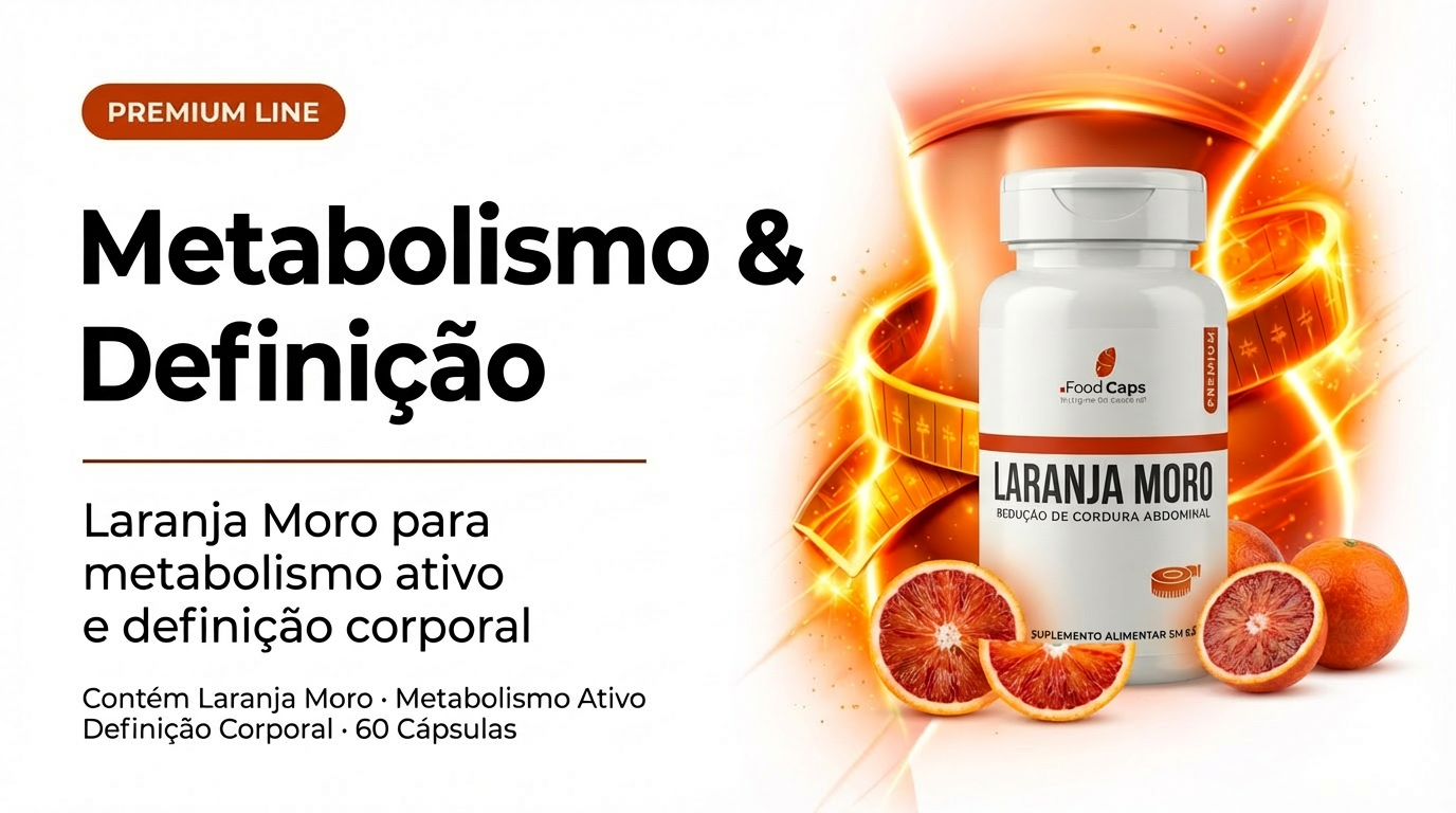 Laranja Moro Premium — Metabolismo Ativo e Definição Corporal