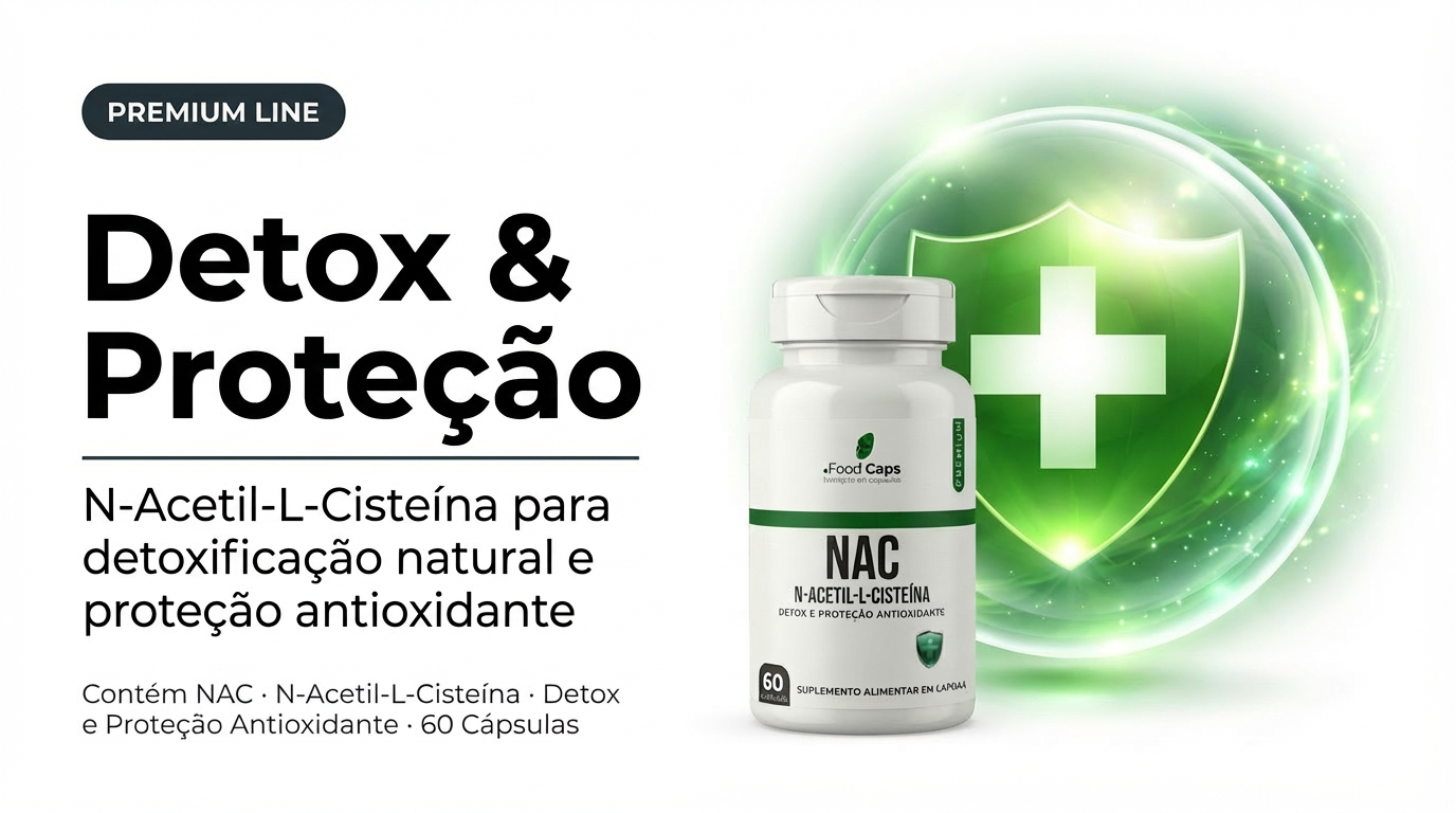 NAC Premium — Detox Natural e Proteção Antioxidante