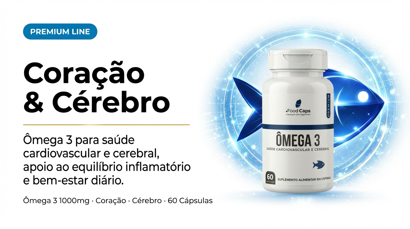 Ômega 3 Premium — Saúde Cardiovascular e Cerebral