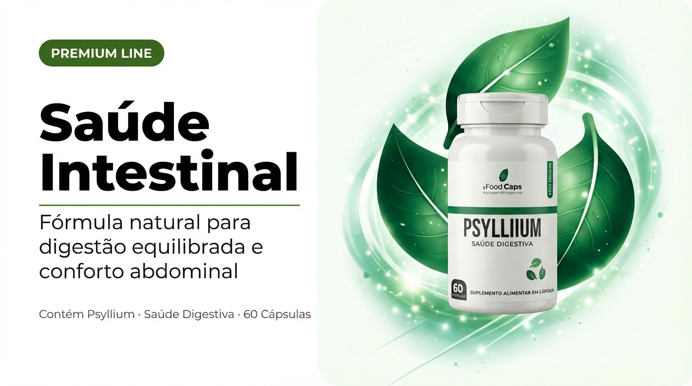 Psyllium Premium — Saúde Intestinal e Digestão Equilibrada