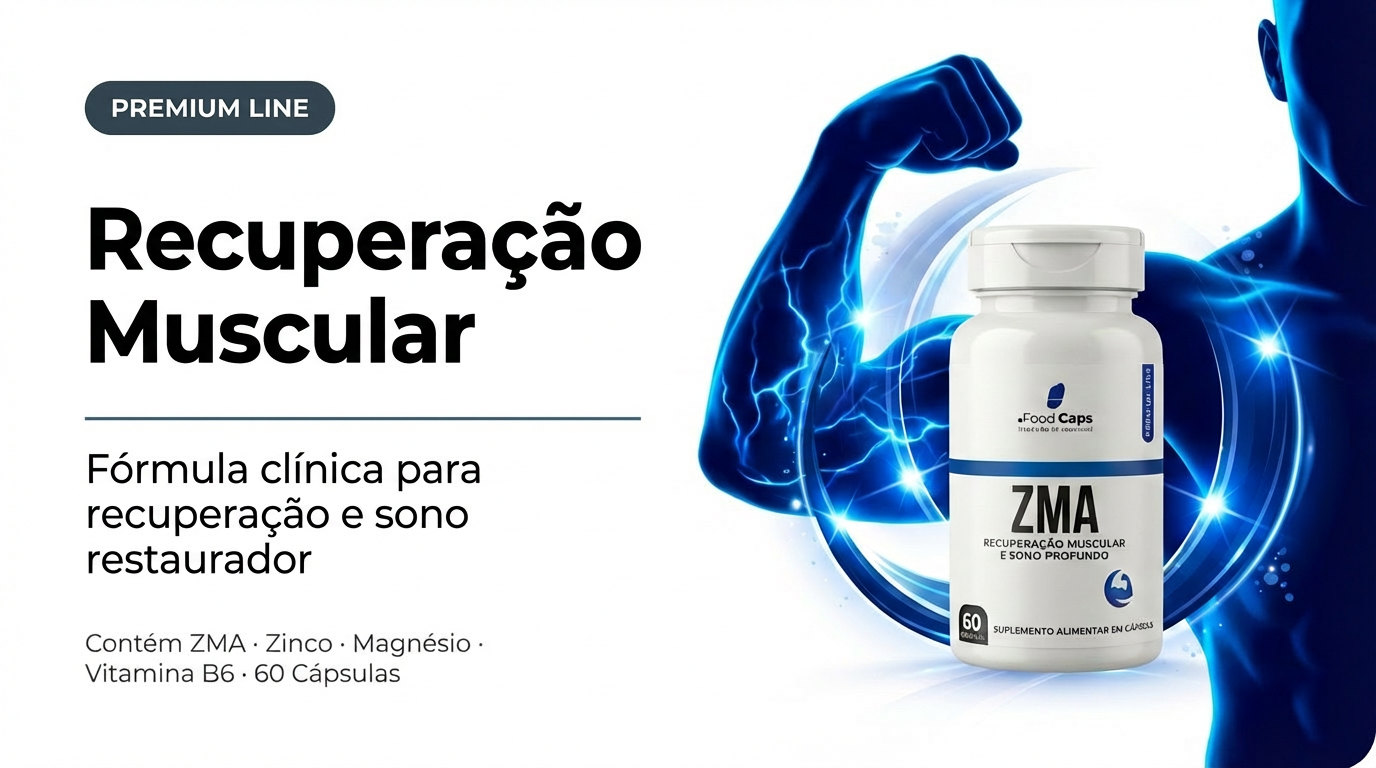 ZMA Premium — Recuperação Muscular e Sono Profundo
